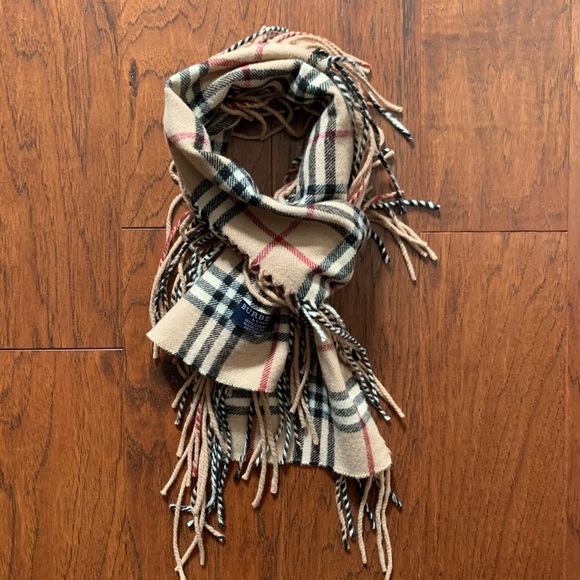 Burberry Accessories - BURBERRY ⭐️ Check Cashmere Scarf with Fringe